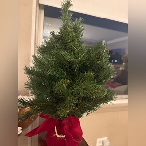 Faux mini Christmas tree - picture shown as example, original, new available